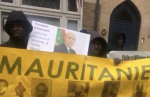 Manifestation à Washington contre le président mauritanien Mohamed Ould Ghazouani